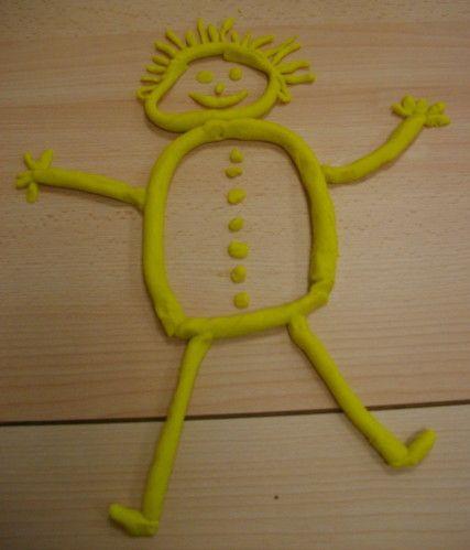 bonhomme en p&acirc;te &agrave; modeler